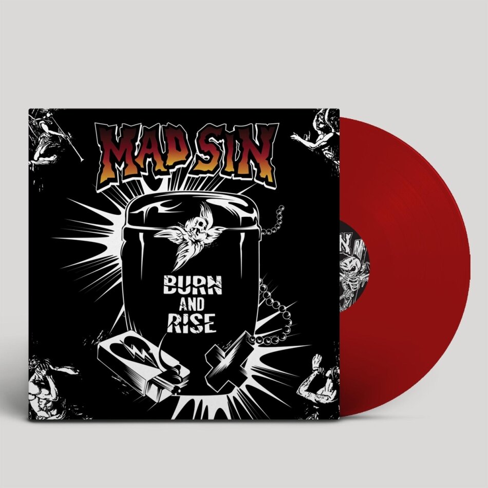 Mad Sin - Burn And Rise 2023 Reissue, Svart Records, Red Vinyl, LP