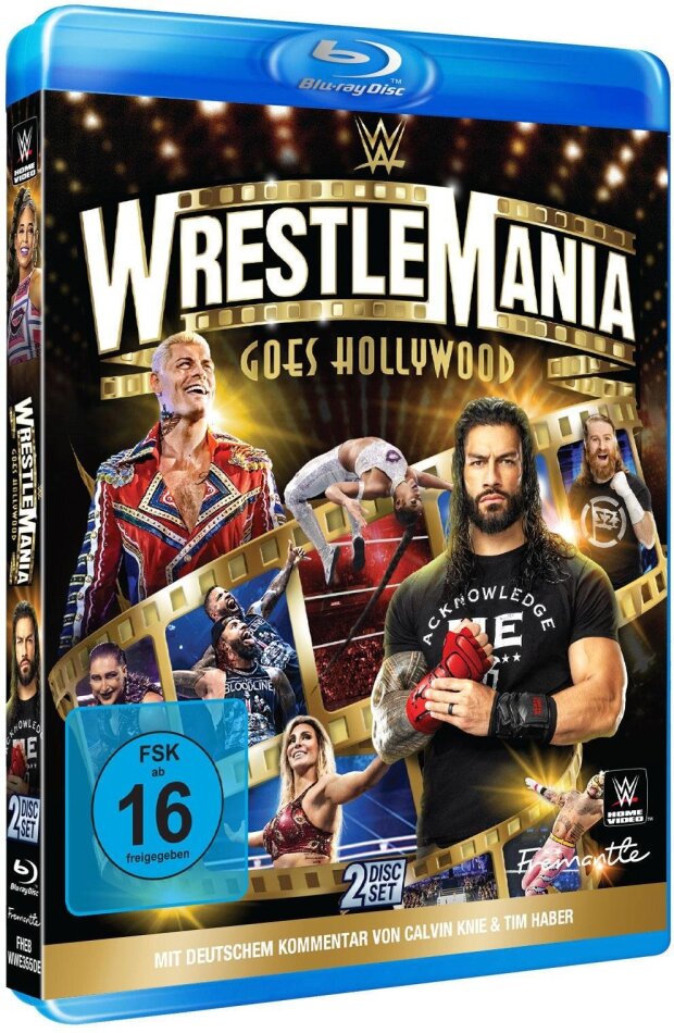 Wrestlemania goes Hollywood - WWE: Wrestlemania 39 2 Blu-rays
