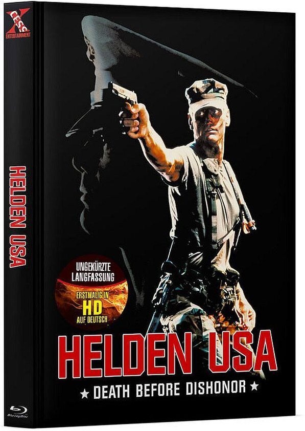 Helden USA - Death Before Dishonor (1987) Cover B, Limited Edition, Mediabook, Blu-ray + DVD