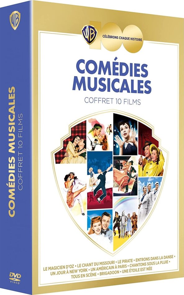 Comédies Musicales - Coffret 10 Films 100 ans Warner Bros., 10 DVD