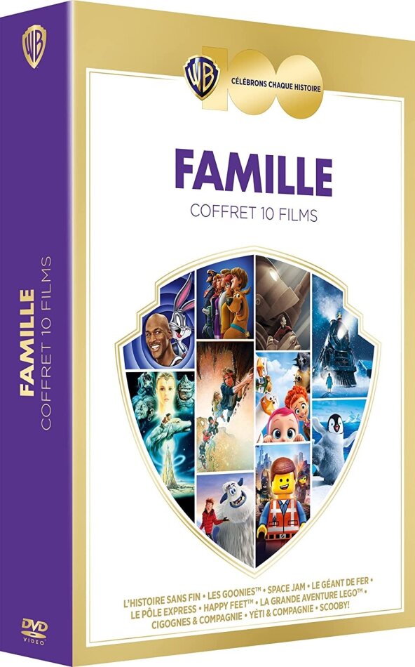 Famille - Coffret 10 Films 100 ans Warner Bros., 10 DVD