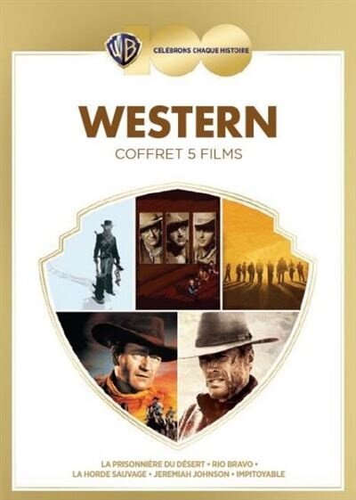 Western - La prisonnière du désert / Rio Bravo / La horde sauvage / Jeremiah Johnson / Impitoyable 100 ans Warner Bros., 5 DVD