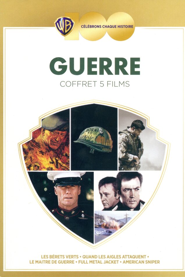 Guerre - Coffret 5 Films 100 ans Warner Bros., 5 DVDs