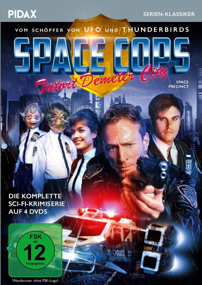 Space Cops - Tatort Demeter City - Die komplette Serie Pidax Serien-Klassiker, 4 DVDs