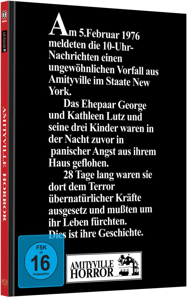 Amityville Horror (1979) Cover C, Limited Edition, Mediabook, Blu-ray + DVD