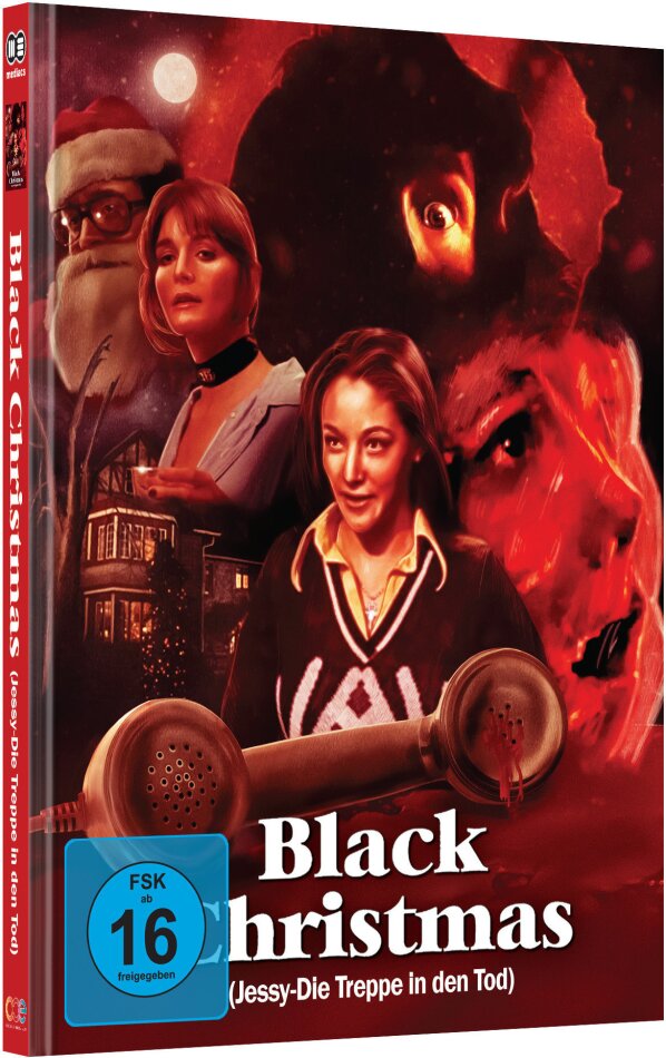 Black Christmas (1974) Cover C, Limited Edition, Mediabook, 4K Ultra HD + Blu-ray + DVD