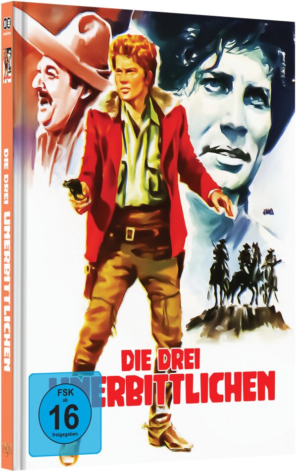 Die drei Unerbittlichen (1963) Cover B, Limited Edition, Mediabook, Blu-ray + DVD