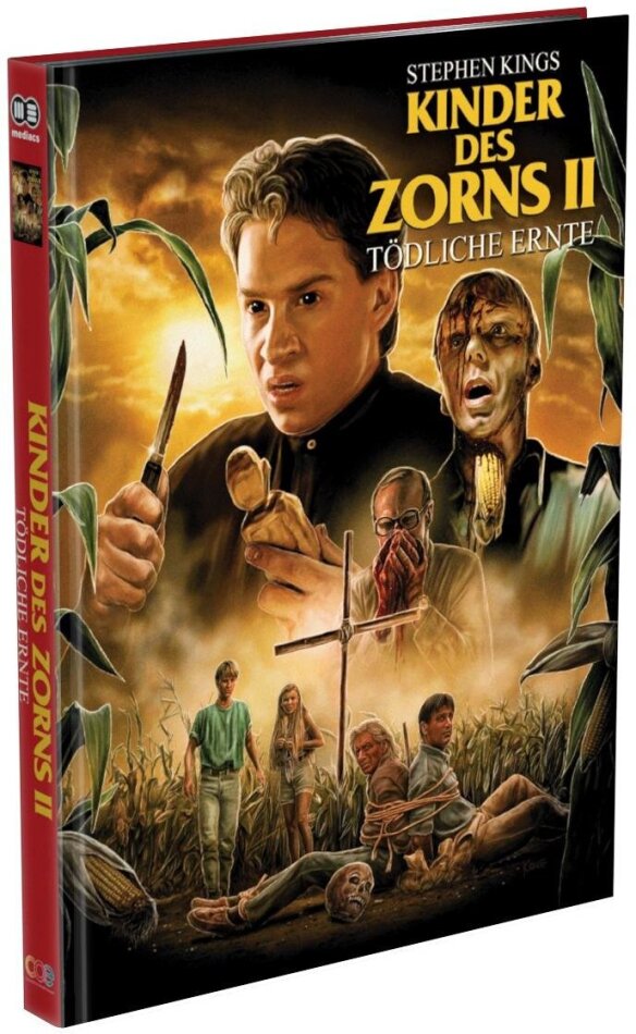 Kinder des Zorns 2 - Tödliche Ernte (1992) Cover A, Limited Edition, Mediabook, Uncut, Blu-ray + DVD