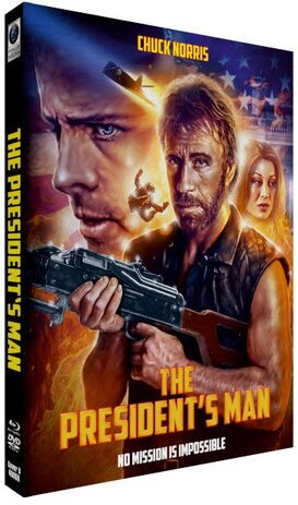 The President's Man (2000) Cover B, Limited Edition, Mediabook, Blu-ray + DVD