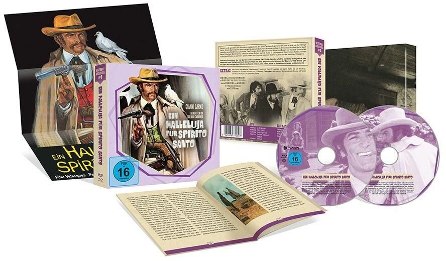 Ein Halleluja für Spirito Santo (1971) Western All'Arrabbiata, Digipack, Blu-ray + DVD