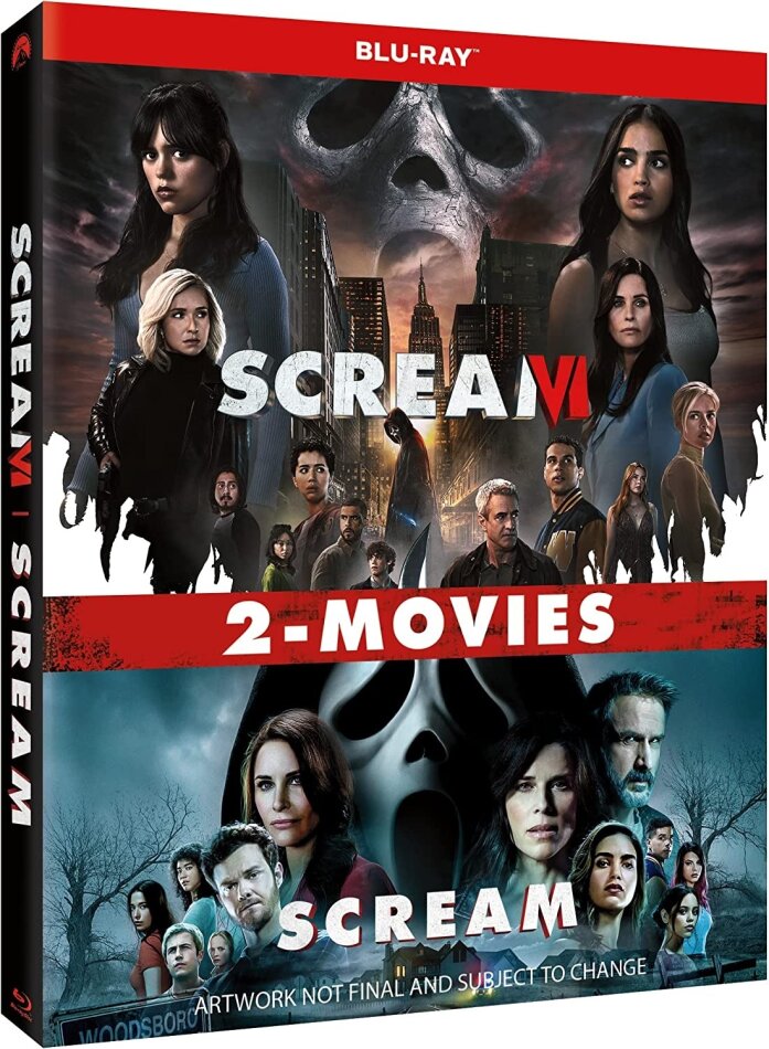 Scream 6 (2023) / Scream 5 (2022) - 2-Movies 2 Blu-rays