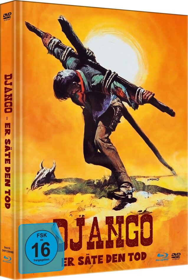 Django - Er säte den Tod (1972) Limited Edition, Mediabook, Uncut, Blu-ray + DVD
