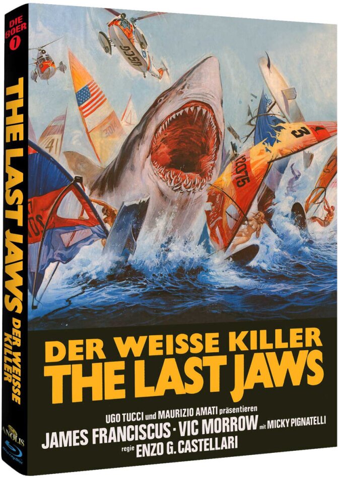 The Last Jaws - Der weisse Killer (1981) Cover B, Phantastische Filmklassiker, Limited Edition, Mediabook