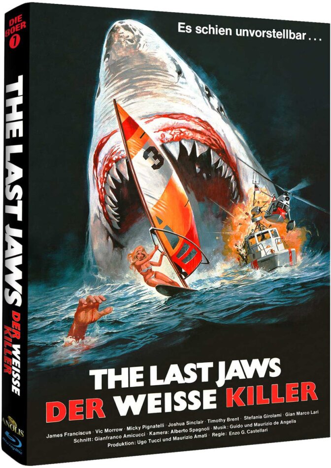 The Last Jaws - Der weisse Killer (1981) Cover A, Phantastische Filmklassiker, Édition Limitée, Mediabook