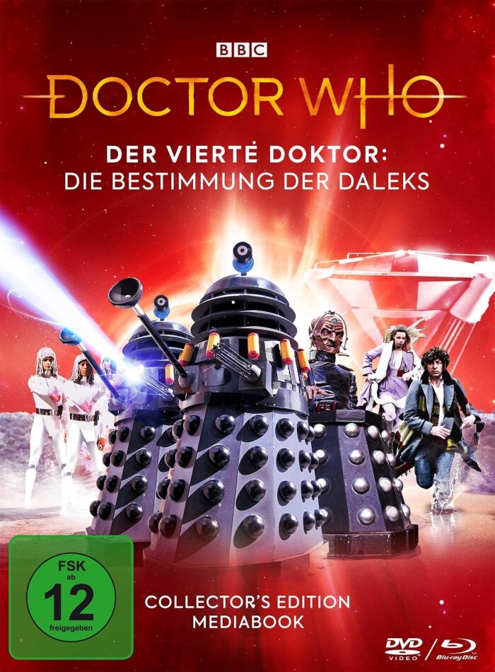 Doctor Who - Der Vierte Doktor - Die Bestimmung der Daleks BBC, Limited Collector's Edition, Mediabook, Blu-ray + DVD