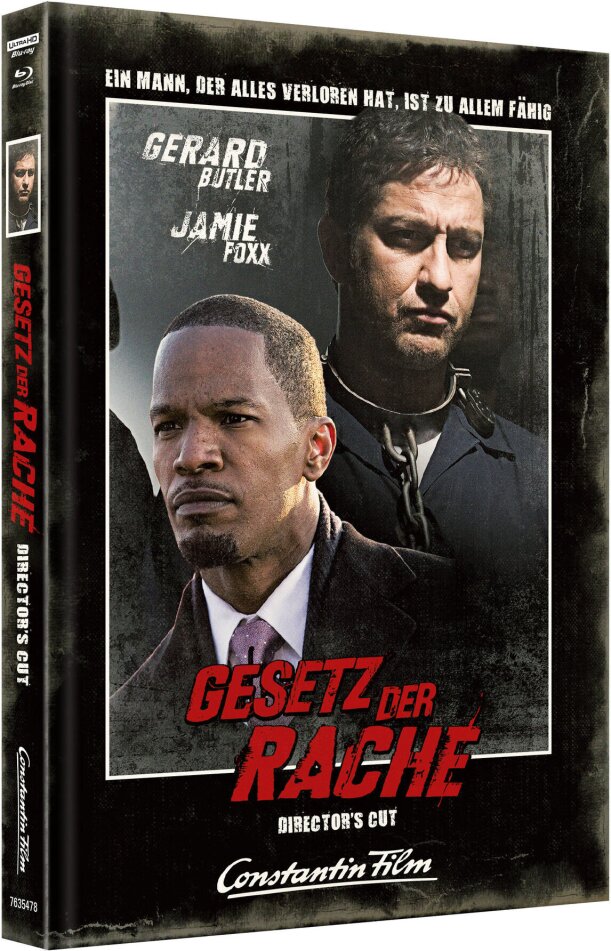 Gesetz der Rache (2009) Cover C, Director's Cut, Limited Edition, Mediabook, 4K Ultra HD + Blu-ray