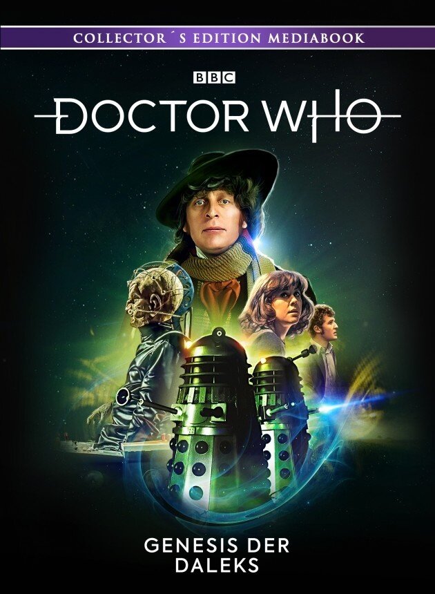 Doctor Who - Vierter Doktor: Genesis der Daleks BBC, Collector's Edition, Limited Edition, Mediabook, Blu-ray + DVD