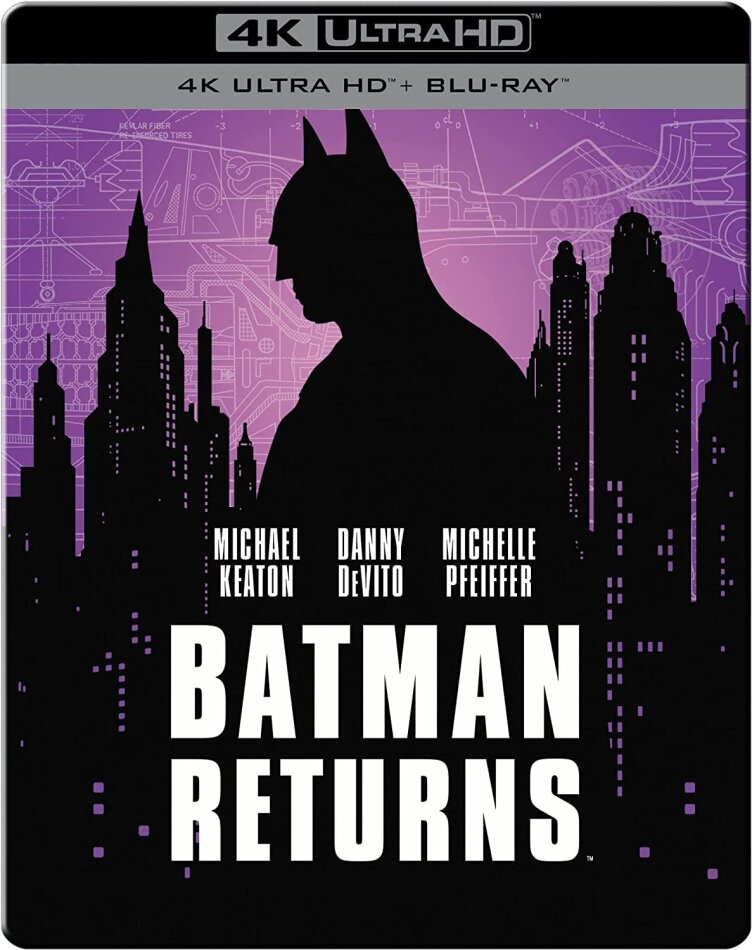 Batman - Le défi - Batman Returns (1992) Édition Limitée, Steelbook, 4K Ultra HD + Blu-ray