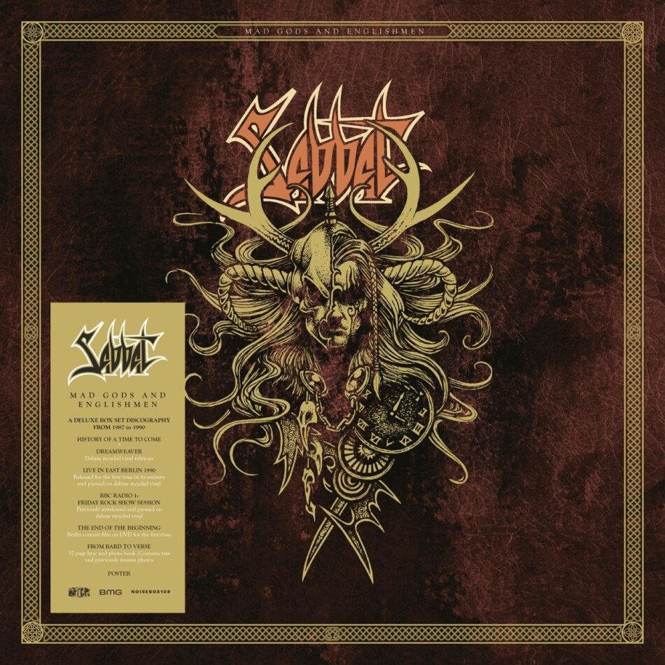 Sabbat - Mad Gods and Englishmen 5 LPs + DVD + Buch