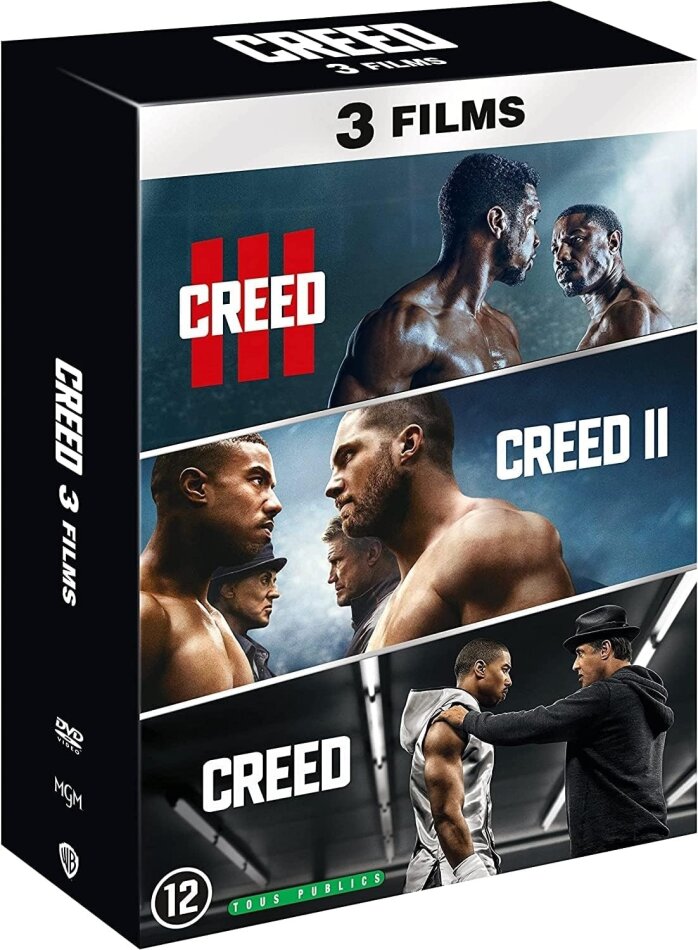 Creed 1-3 - Creed (2015) / Creed 2 (2018) / Creed 3 (2023) 3 DVDs