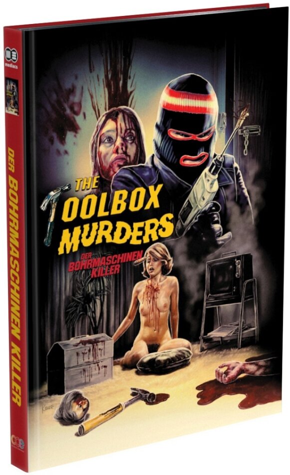The Toolbox Murders - Der Bohrmaschinenkiller (1978) Cover E, Limited Edition, Mediabook, 4K Ultra HD + Blu-ray + DVD