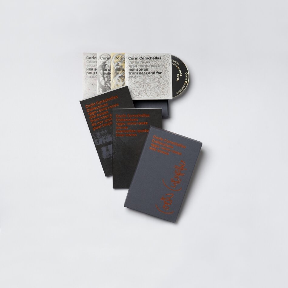 Corin Curschellas - Collecziuns Her Songs 1990-2010+2022 4 CDs + 2 Bücher