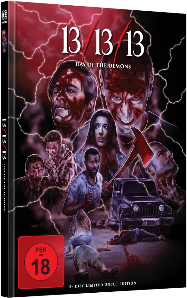 13/13/13 - Day of the Demons (2013) Cover A, Limited Edition, Mediabook, Uncut, Blu-ray + DVD