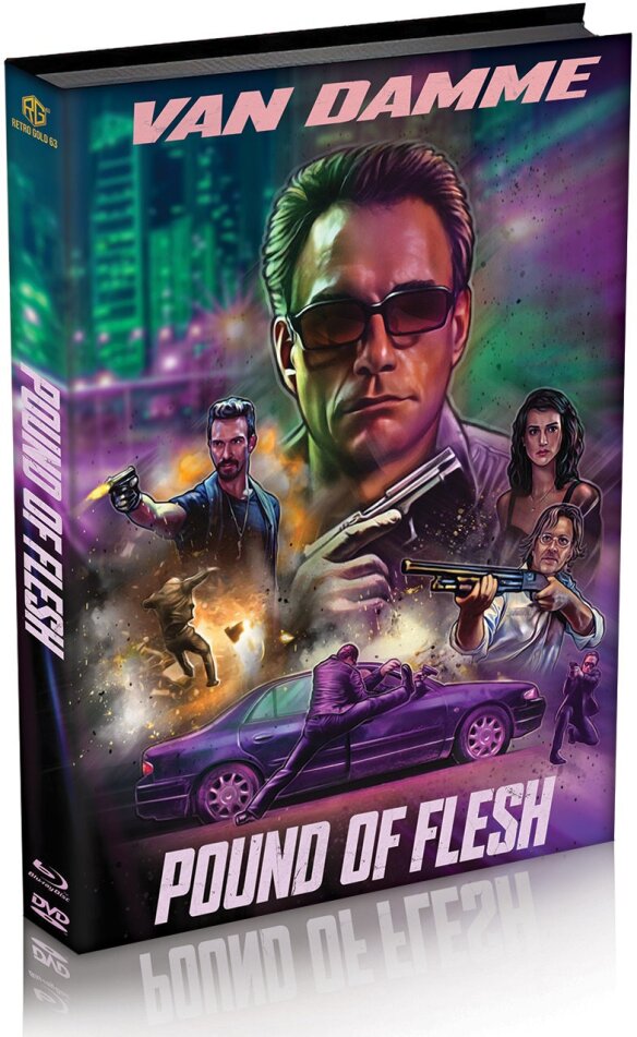 Pound of Flesh (2015) Cover A, Wattiert, Limited Edition, Mediabook, Blu-ray + DVD