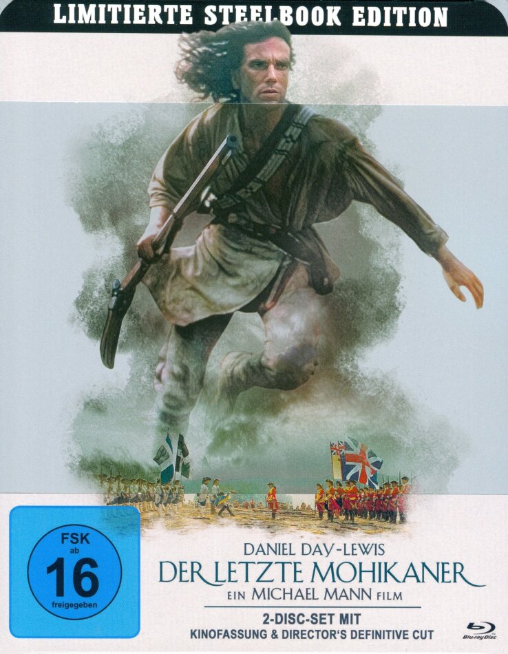 Der letzte Mohikaner (1992) Director's Definitive Edition, Kinoversion, Limited Edition, Steelbook, 2 Blu-rays