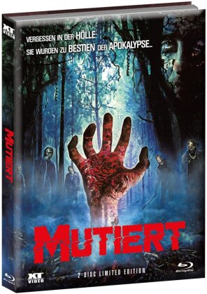 Mutiert (1980) (Cover 1, Wattiert, Limited Edition, Mediabook, Blu-ray + DVD)