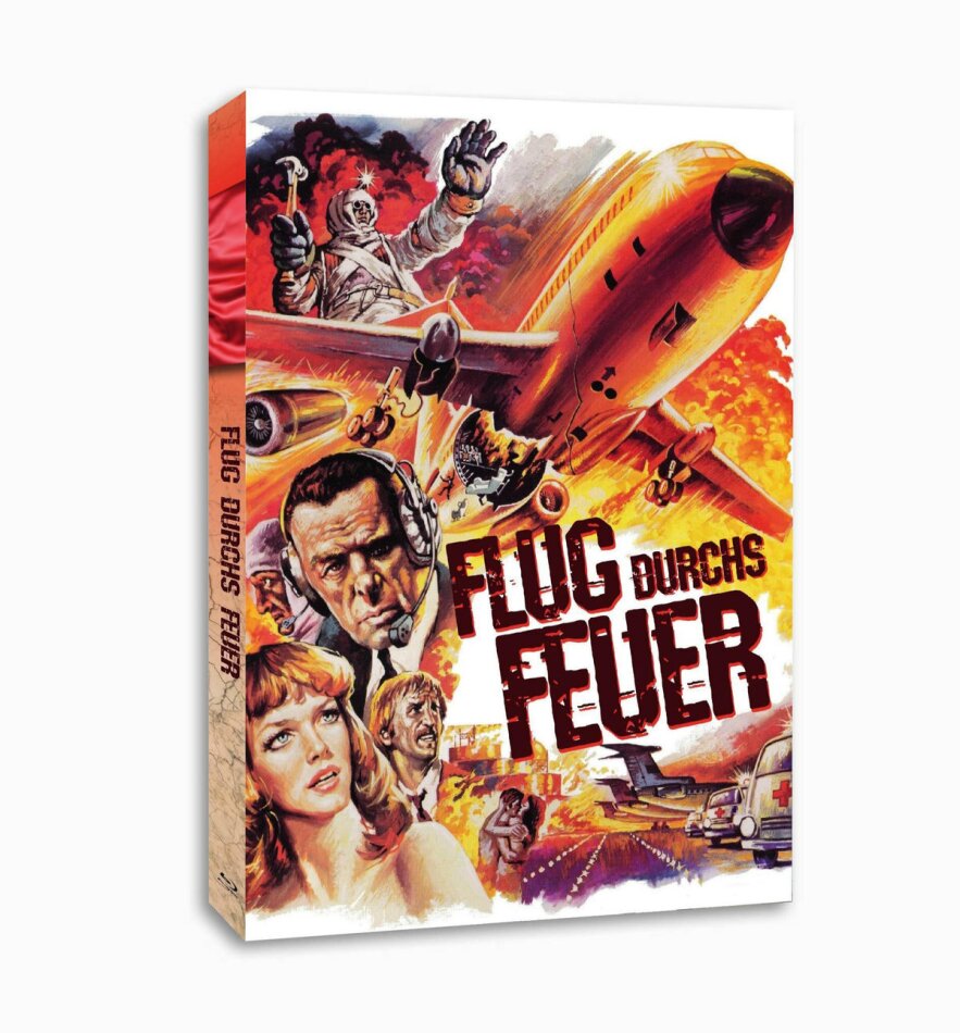 Flug durchs Feuer (1980) Digipack, Cover B, Limited Edition, Langfassung, Uncut