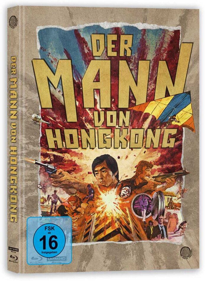 Der Mann von Hongkong (1975) Cover A, Édition Limitée, Mediabook, 4K Ultra HD + Blu-ray