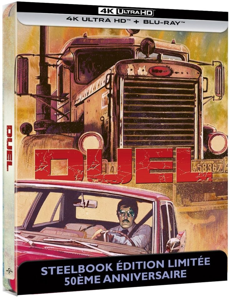 Duel (1971) Édition Limitée, Steelbook, 4K Ultra HD + Blu-ray