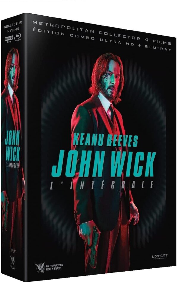 John Wick 1-4 - L'intégrale - Les 4 Chapitres 4 4K Ultra HDs + 4 Blu-rays