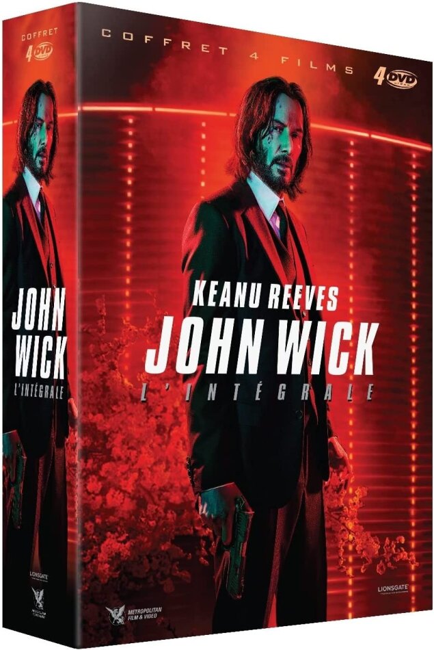 John Wick 1-4 - L'intégrale - Les 4 Chapitres 4 DVDs