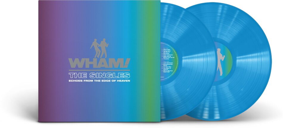 Wham! - The Singles: Echoes from the Edge of Heaven 140 Gramm, Gatefold, Limited Edition, Blue Vinyl, 2 LPs