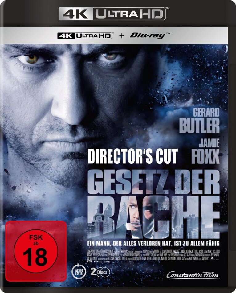 Gesetz der Rache (2009) Director's Cut, Neuauflage, 4K Ultra HD + Blu-ray
