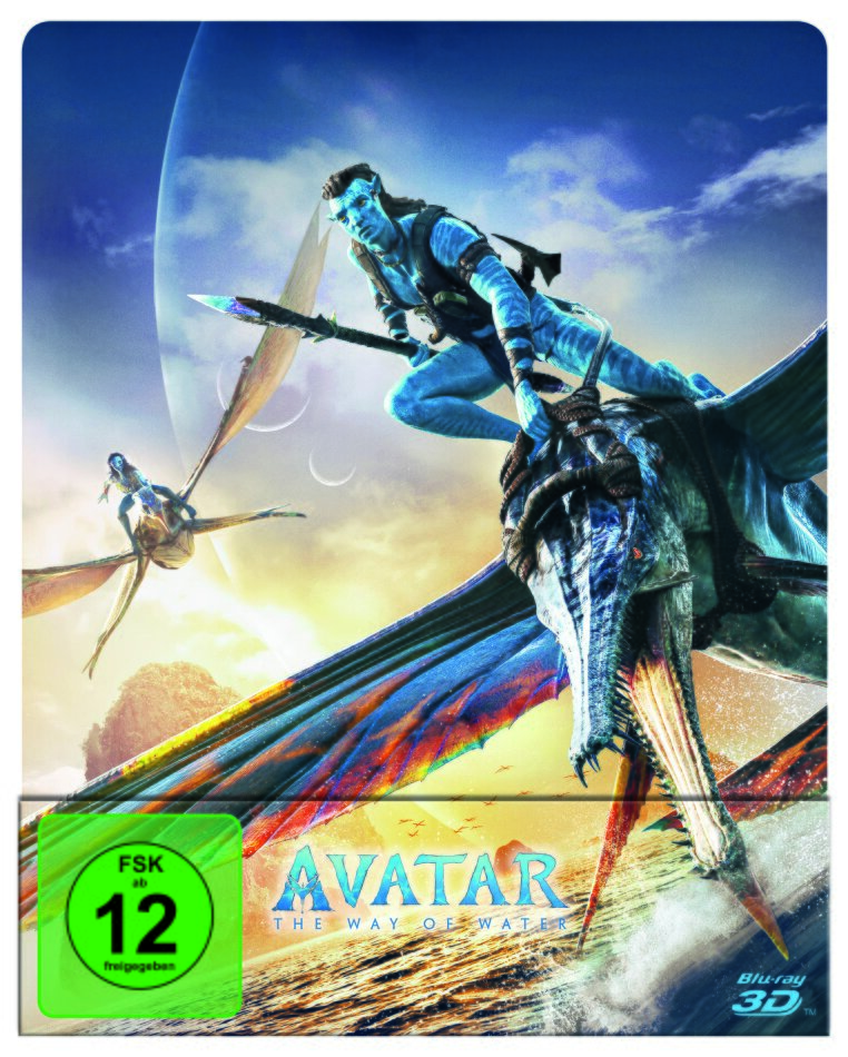 Avatar: The Way of Water - Avatar 2 (2022) Limited Edition, Steelbook, 2 Blu-ray 3D + 2 Blu-rays