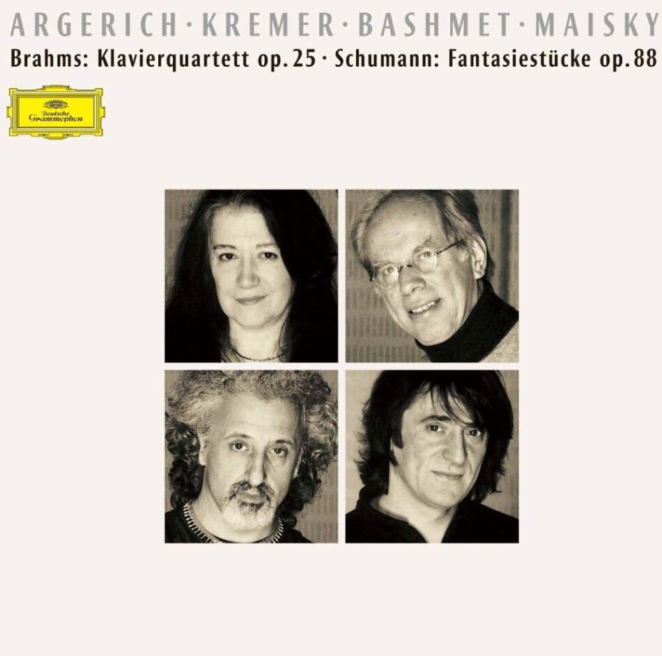 Johannes Brahms (1833-1897), Robert Schumann (1810-1856), Gidon Kremer, Yuri Bashmet, … - Klavierquartett Op. 25, Fantasiestücke op. 88 Japan Edition, 2023 Reissue