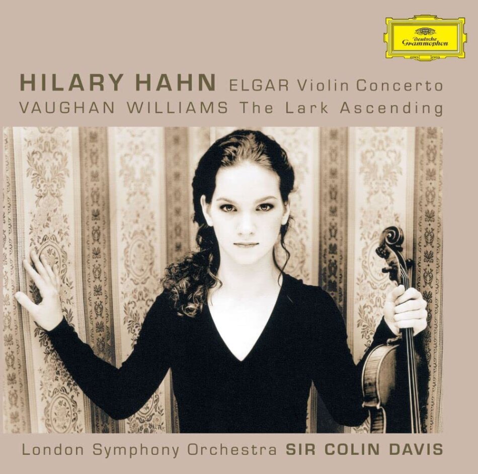 Sir Edward Elgar (1857-1934), Ralph Vaughan Williams (1872-1958), Sir Colin Davis, Hilyary Hahn & London Symphony Orchestra - Elgar: Violin Concerto / Vaughan Williams: Lark Ascending Japan Edition, 2023 Reissue