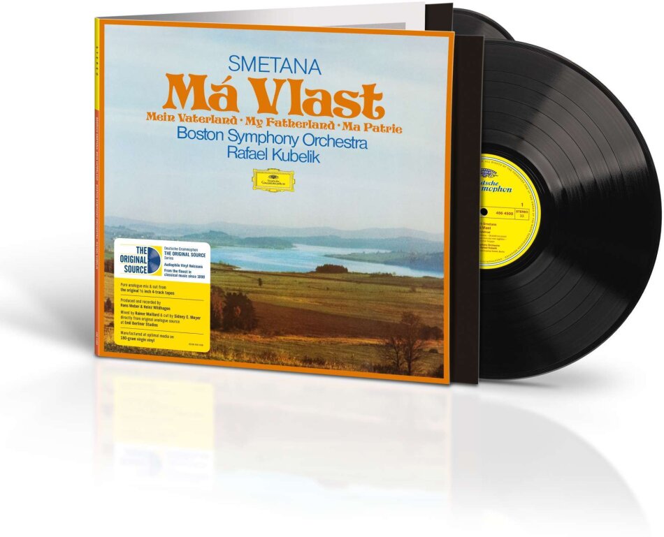 Friedrich Smetana (1824-1884), Rafael Kubelik & Boston Symphony Orchestra - Ma Vlast - Mein Vaterland 2023 Reissue, Deutsche Grammophon, 2 LP