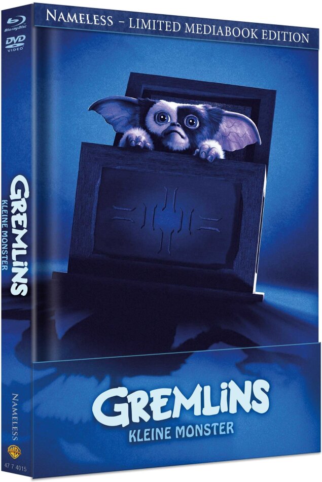 Gremlins - Kleine Monster (1984) Cover B, Limited Edition, Mediabook, Uncut, Blu-ray + DVD