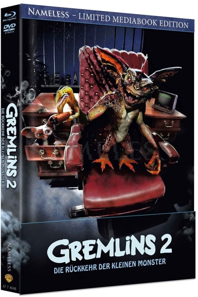 Gremlins 2 - Die Rückkehr der kleinen Monster (1990) Cover B, Limited Edition, Mediabook, Uncut, Blu-ray + DVD