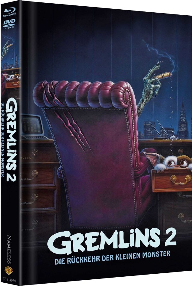 Gremlins 2 - Die Rückkehr der kleinen Monster (1990) Cover A, Limited Edition, Mediabook, Uncut, Blu-ray + DVD
