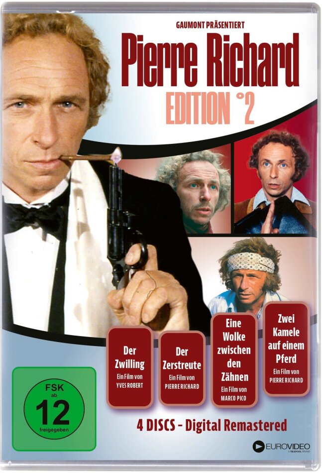 Pierre Richard - Edition 2 Remastered, 4 DVDs