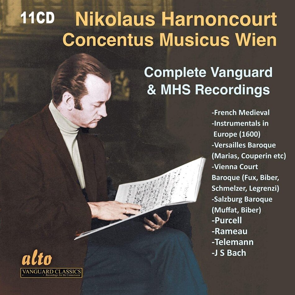 Nikolaus Harnoncourt & Concentus Musicus Wien - Complete Vanguard & MHS Recordings 11 CDs