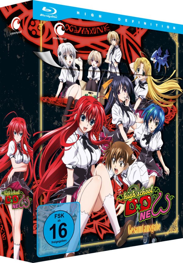 High School DxD New - Staffel 2 Gesamtausgabe, 4 Blu-rays