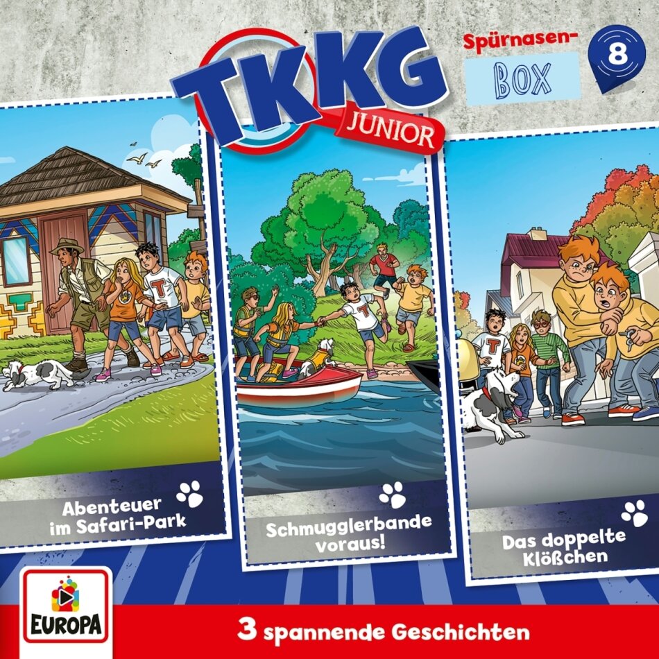 TKKG Junior - Spürnasen-Box 8 (Folgen 22,23,24) 3 CDs