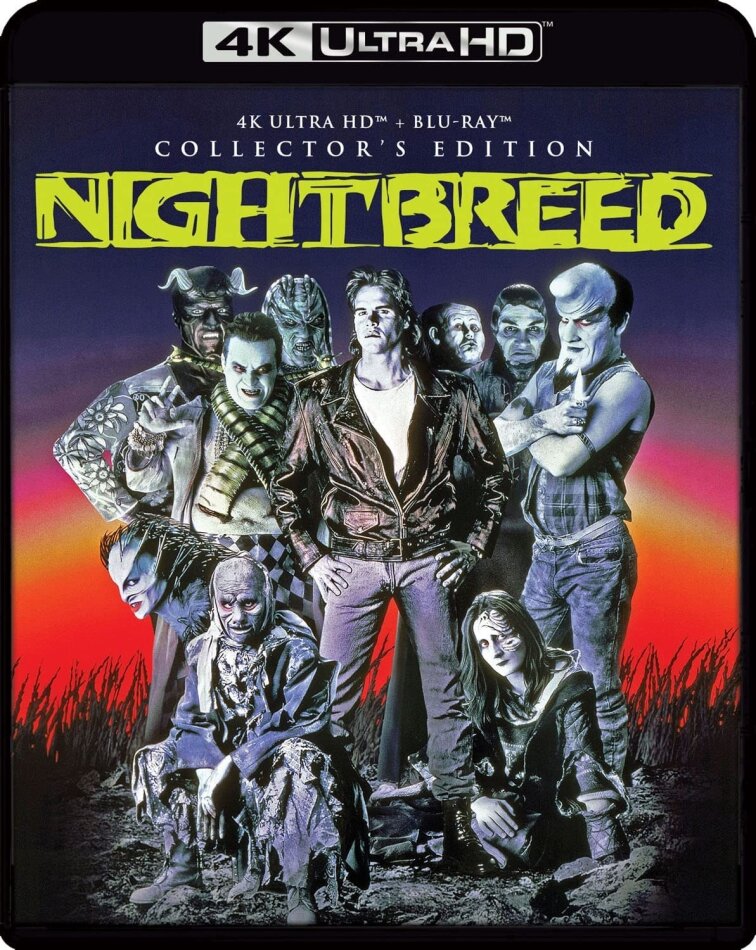Nightbreed (1990) Collector's Edition, Director's Cut, Cinema Version, 4K Ultra HD + 3 Blu-rays