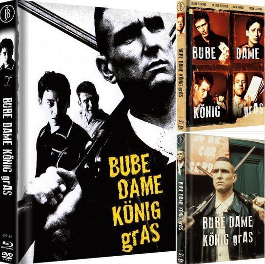 Bube, Dame, König, Gras (1998) Cover A, Cover B, Cover C, Limited Edition, Mediabook, 3 Blu-rays + 3 DVDs